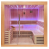 Sauna Vapeur Contemporain UTOPIA 4 places, poêle Electrique 6kw inclus